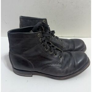 Frye Prison Boot Mens 11 D Medium Black Leather Made In USA